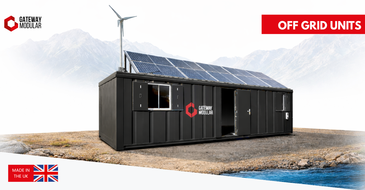 Explore Gateway Modulars Sustainable off-grid Modular Buildings perfect for remote locations across the UK