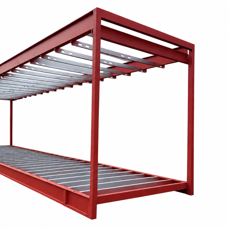 Steel framework of a building under construction from Gateway Fabrications in Hull