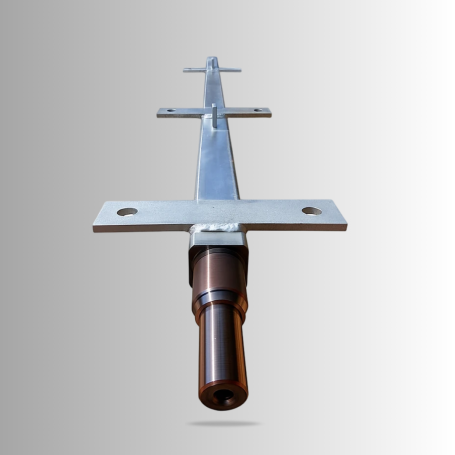Stub axle male for caravan chassis – SAP: R-STB-XXXXX-AC-XX-N – durable axle stub component.