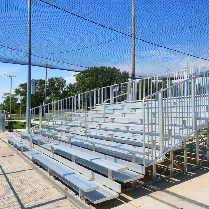 Fabricated Steel Stand Staircases made in the UK by Gateway Fabrications. Available to buy for sports teams across the UK. 
