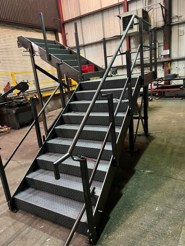 We Are Gateway - Gateway Fabrications bespoke mezzanine staircase