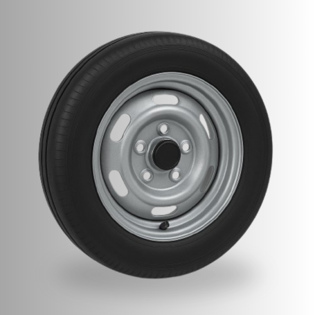 Band F spare wheel for mobile homes or caravans – SAP: R-WHL-XXXXX-AB-XX-N – heavy-duty replacement wheel