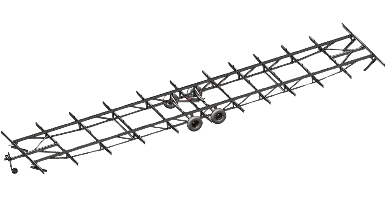 Split sectional chassis for sale in the UK. Caravan, Holiday Homes and Leisure Parks