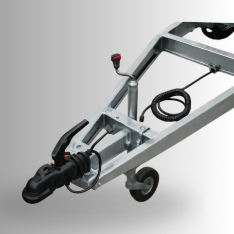 Tow bar with 50mm hitch (70x3 1250) galvanised – SAP