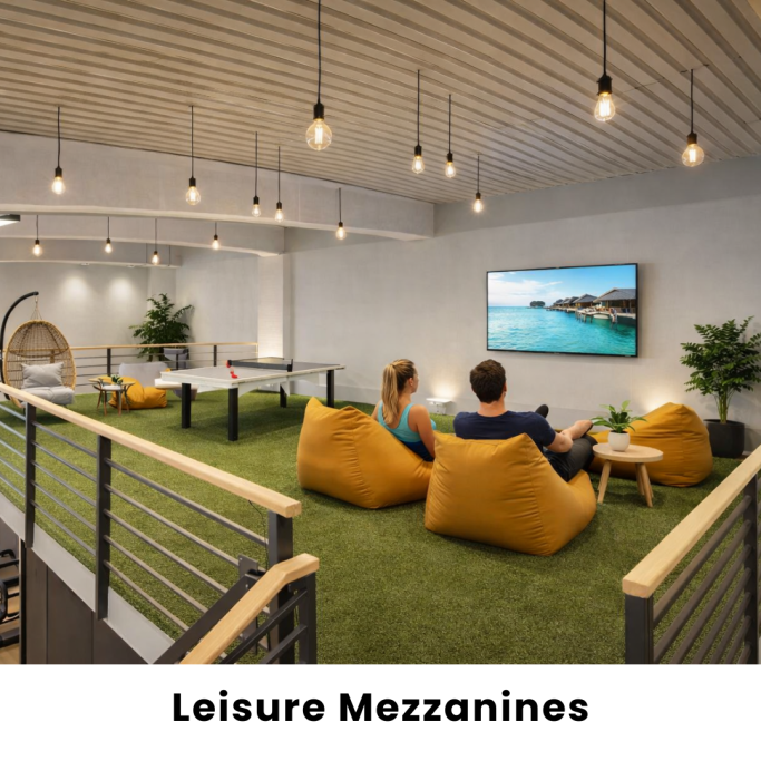 Leisure mezzanine fabricated by Gateway Fabrications in Hull and across the UK.