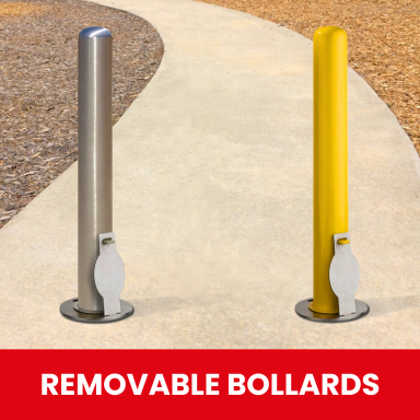 Fabricated Custom Removable bollard manufactured in Hull by Gateway Fabrications 