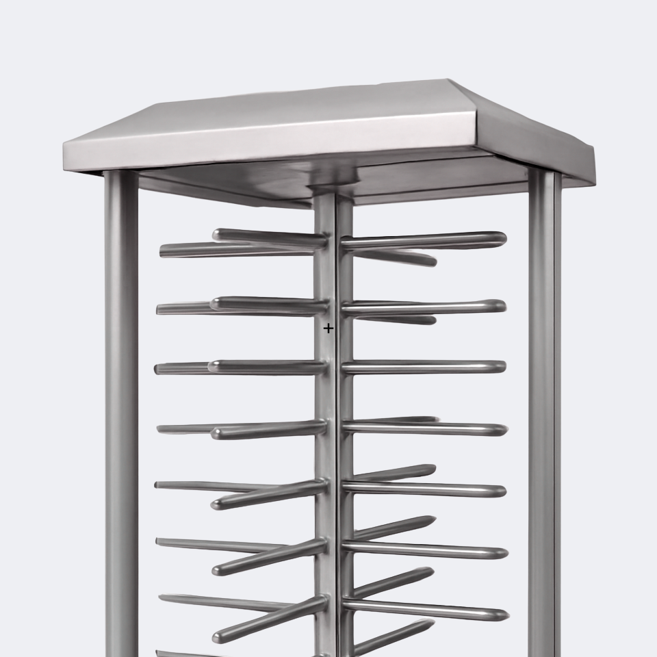 Customised steel turnstile for sports clubs and stadiums across the UK. 